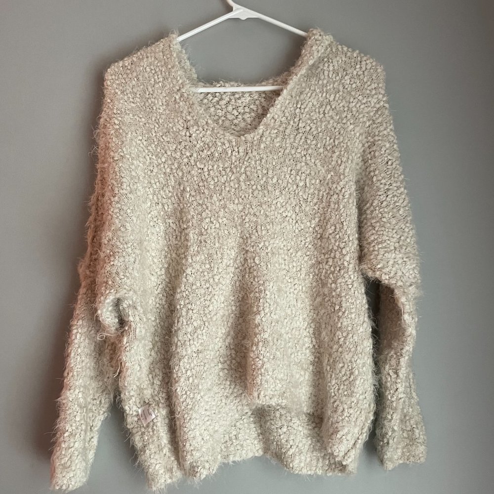 tan sweater hoodie